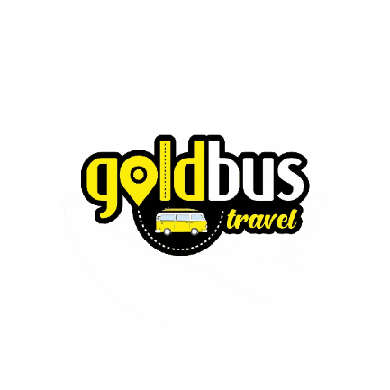 Gold Bus Sticker