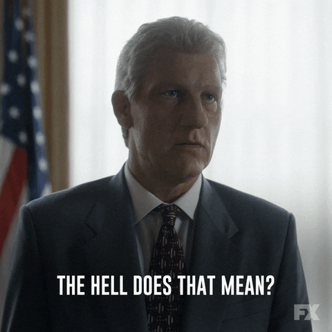 What Do You Mean Bill Clinton GIF by FX Networks