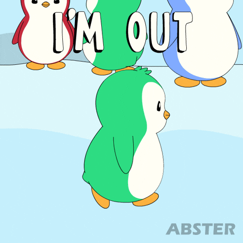 Im Out Time To Leave GIF by Abster
