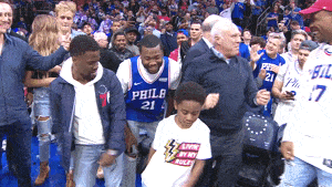 Giphy - kevin hart dancing GIF by NBA