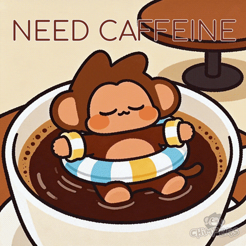 Relaxing Coffee Time GIF by Chimpers