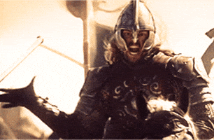lotr two towers eomer mad at worm lotr two towers eomer mad at worm