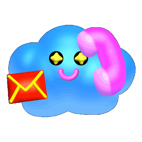 Cloud Call Sticker
