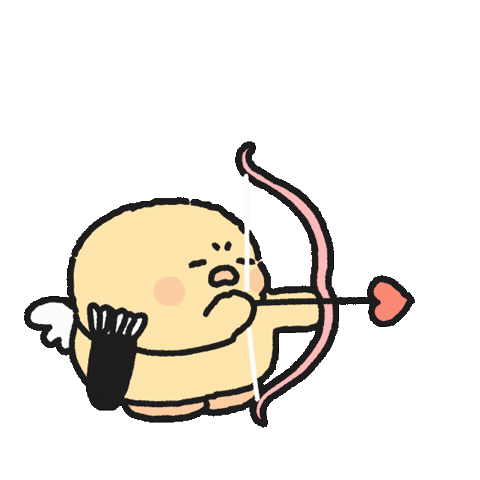 Falling In Love Heart Sticker