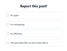 Report Post GIF