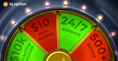 Withdraw Wheel Of Fortune GIF by IQOption