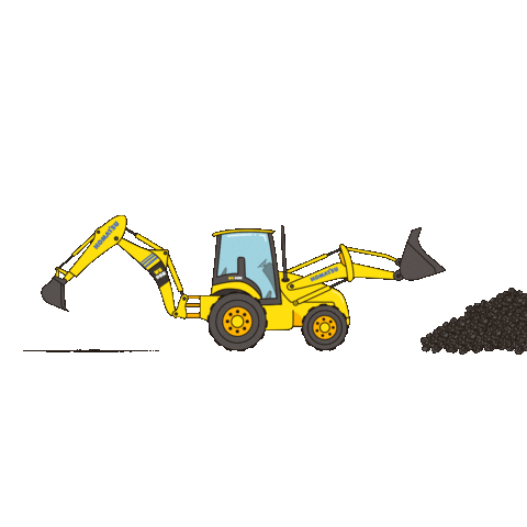 Construction Heavy Equipment Sticker by Komatsu for iOS & Android | GIPHY