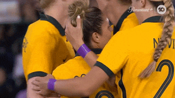 Katrina Gorry Celebration GIF by Football Australia