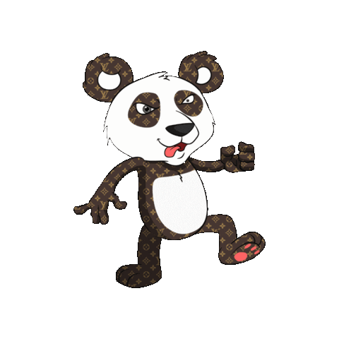 Vegas Panda's Club Sticker