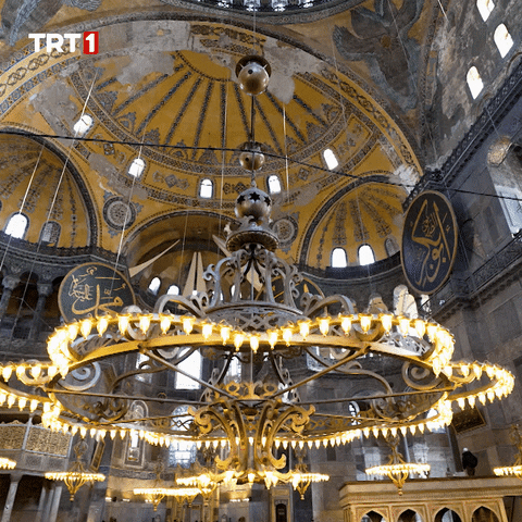 Hagia Sophia Loop GIF by TRT