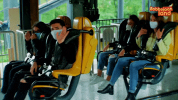 bobbejaanland rollercoaster themepark bobbejaanland mouthmask GIF