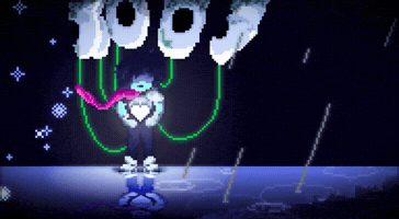 Rain Deltarune GIF
