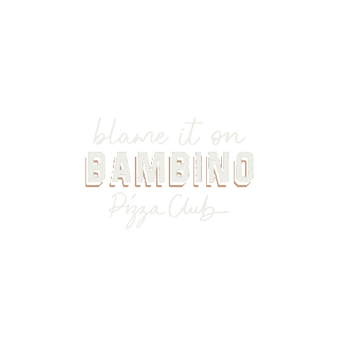 Bambino Pizza Sticker