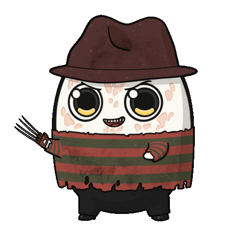Freddy Krueger Halloween Sticker
