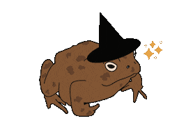 Horchatababe Aesthetic Toads Witch Magic Halloween Sticker