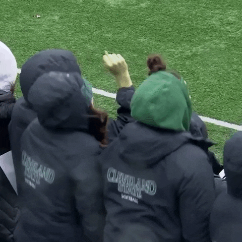 Happy Cleveland State University GIF by Horizon League