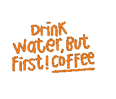 Coffee Water Sticker