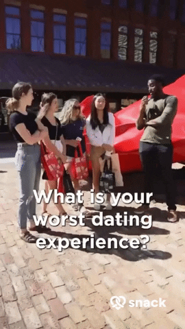 Bad Date Dating Advice GIF by Snack