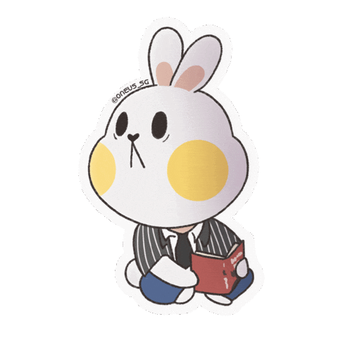 Rabbit Singapore Sticker