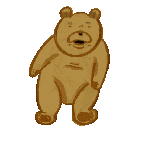 Happy Bear Sticker by Tomboy