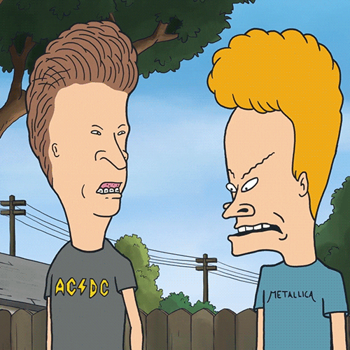 Pushing Beavis And Butthead GIF by Paramount+