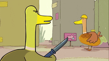 angry stand off GIF by Cartoon Hangover