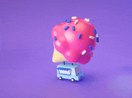 ice cream motion graphics GIF by eyedesyn