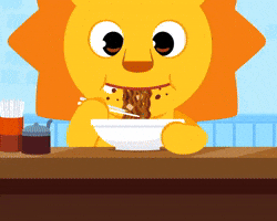 Dinner Eating GIF by Tomtomi