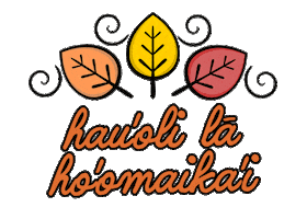 Thanksgiving Sticker by Waianae Comp