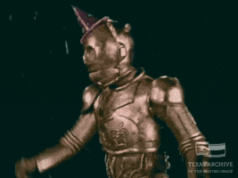 happy metal man GIF by Texas Archive of the Moving Image