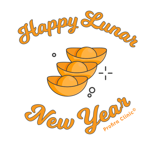 Chinese New Year Beauty Sticker by Profira Clinic