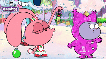 Kissing Merry Christmas GIF by Cartoon Network