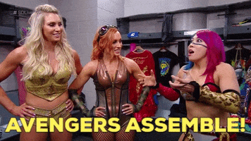 excited becky lynch GIF by WWE