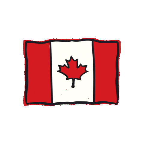 Flag Canada Sticker by Via Mundo Intercâmbio