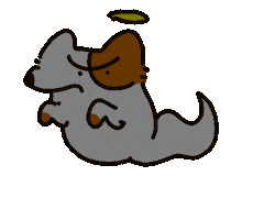 Angry Ghost Sticker