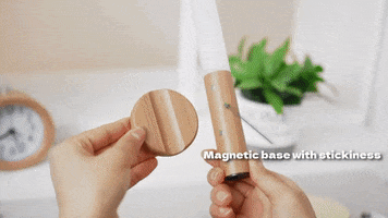 Wood Wireless Night Light 2 GIF