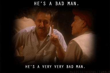 Image result for very bad man seinfeld gif