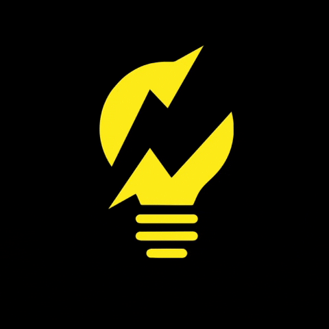 Lightning Bolt Lightbulb GIF by RenewablePower