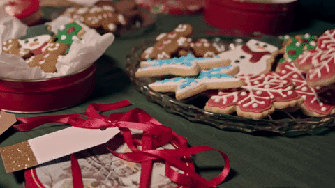 christmas cookies GIF by Hallmark Movies & Mysteries