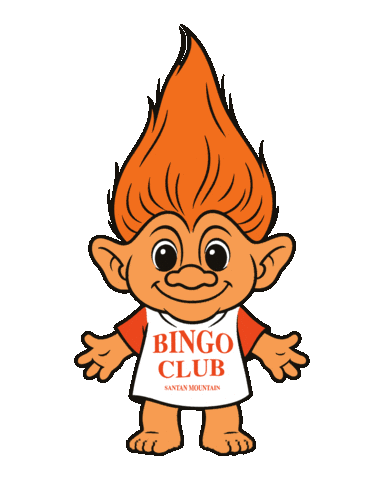 Troll Bingo Sticker by playatgila