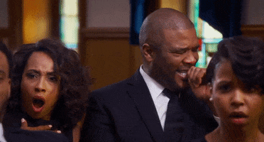 oh no shock GIF by Tyler Perry’s A Madea Family Funeral