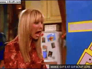 Image result for phoebe rage gif