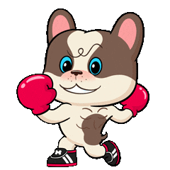 Fun Dog Sticker by UpStudiosWorld