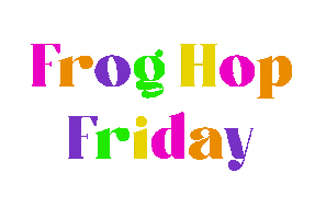 Friday Frog Sticker by Yonder Yoga