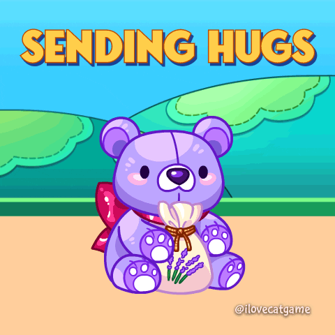 Take Care Hug GIF by Mino Games