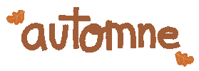 Fall Orange Sticker