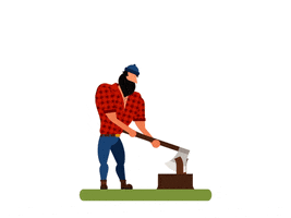 lumberjack GIF