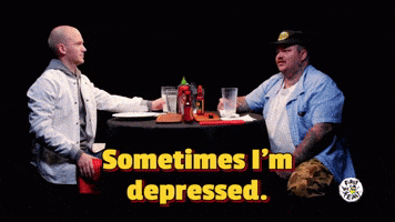 Depression Hot Ones GIF by First We Feast