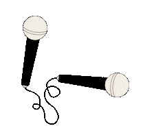 Podcast Mic Sticker by emiliebleuciel