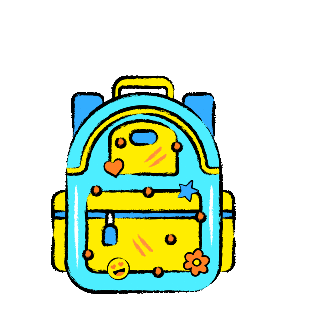 School Backpack Sticker by Light for iOS & Android GIPHY